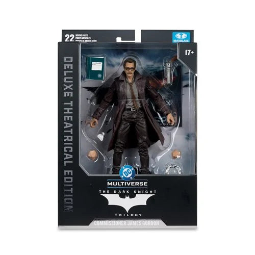 DC Multiverse Deluxe Theatrical Edition Wave 5 The Dark Knight Commissioner Gordon 7-Inch Scale Action Figure