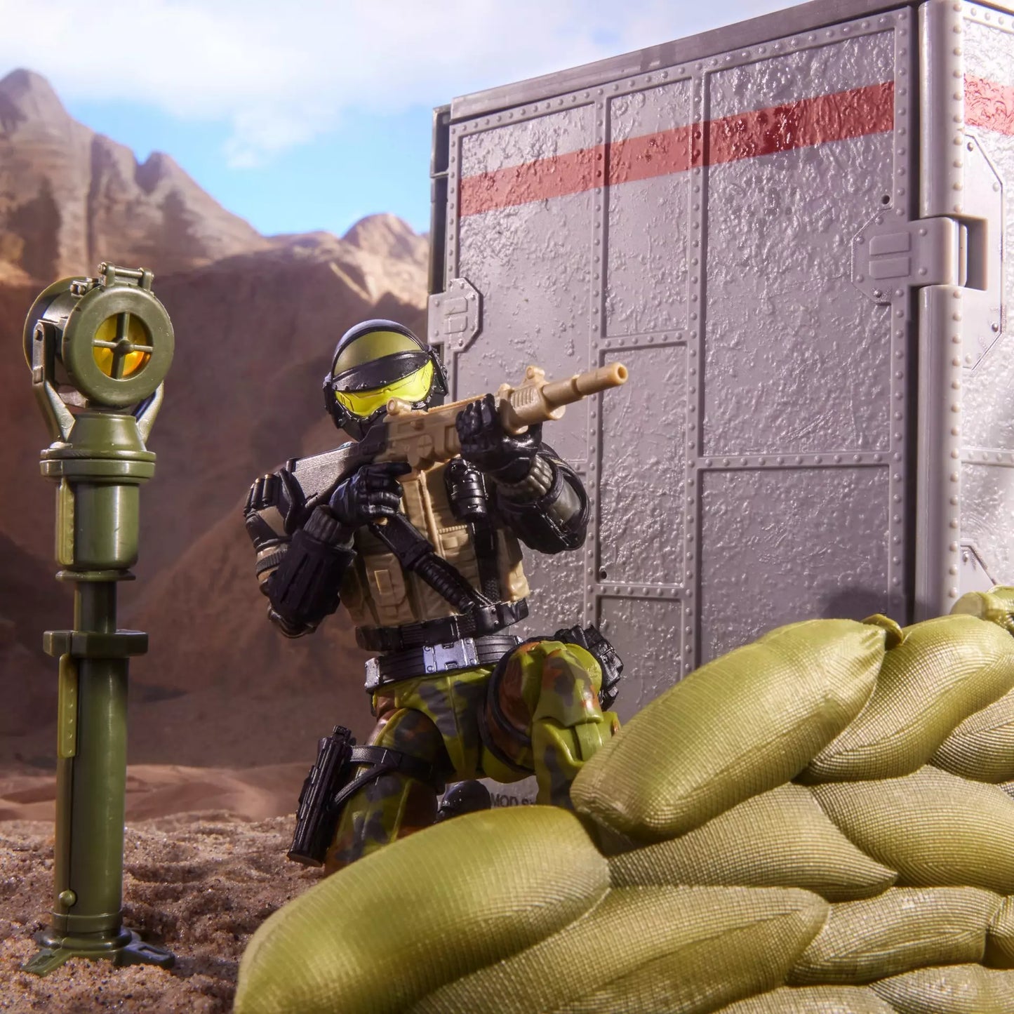 G.I. Joe Classified Series #175, Steel Corps Sentry & Modular Defense Post *Exclusive**
