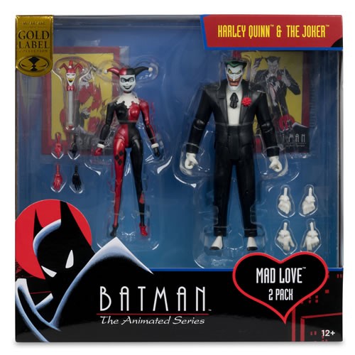 Batman The Animated Series Figures - 6" Scale Harley Quinn & The Joker Mad Love 2-Pack (Gold Label)