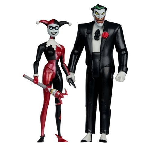 Batman The Animated Series Figures - 6" Scale Harley Quinn & The Joker Mad Love 2-Pack (Gold Label)