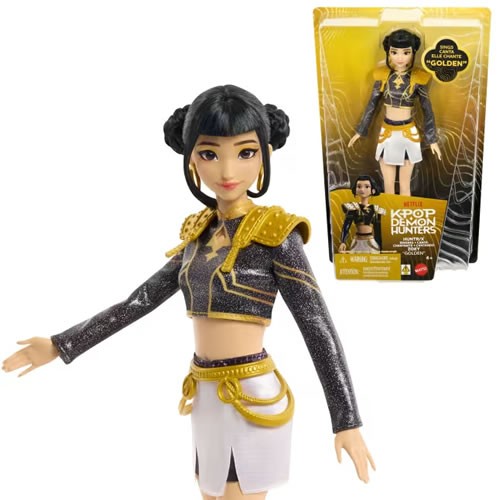 KPop Demon Hunters Dolls - Huntr/X Zoey (Golden) Singing Doll