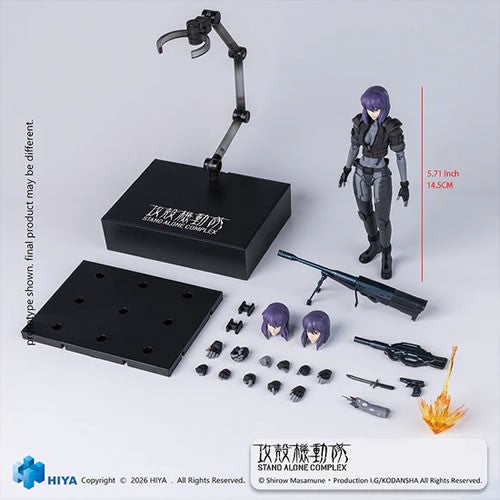 Exquisite Super Series Figures - Ghost In The Shell: SAC - 1:12 Scale Kusanagi Motoko (BS Ver.)