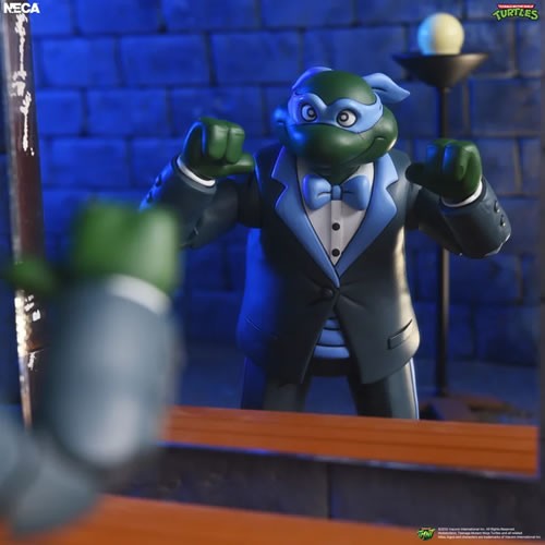 TMNT 7" Scale Figures - 1987 Cartoon - Tuxedo Leonardo