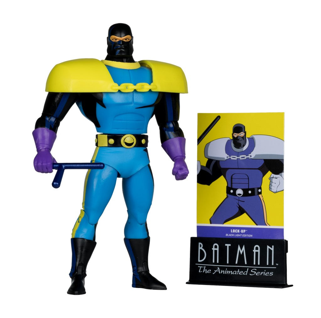 DC Direct Batman: The Animated Series Lock-Up Black Light Edition Gold ...