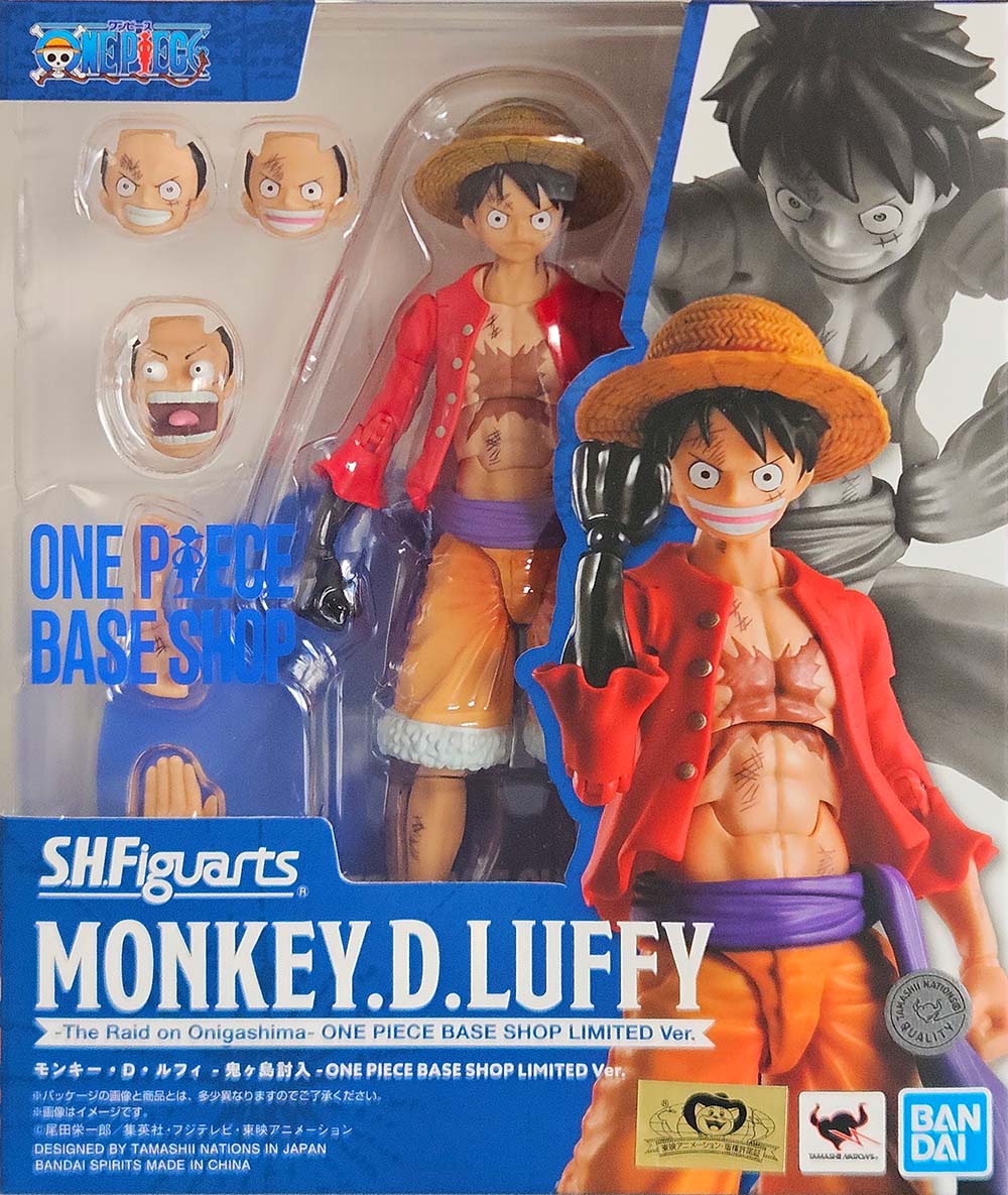 S.H. Figuarts One Piece - Monkey D. Luffy -The Raid on Onigashima- ONE PIECE BASE SHOP LIMITED Ver.