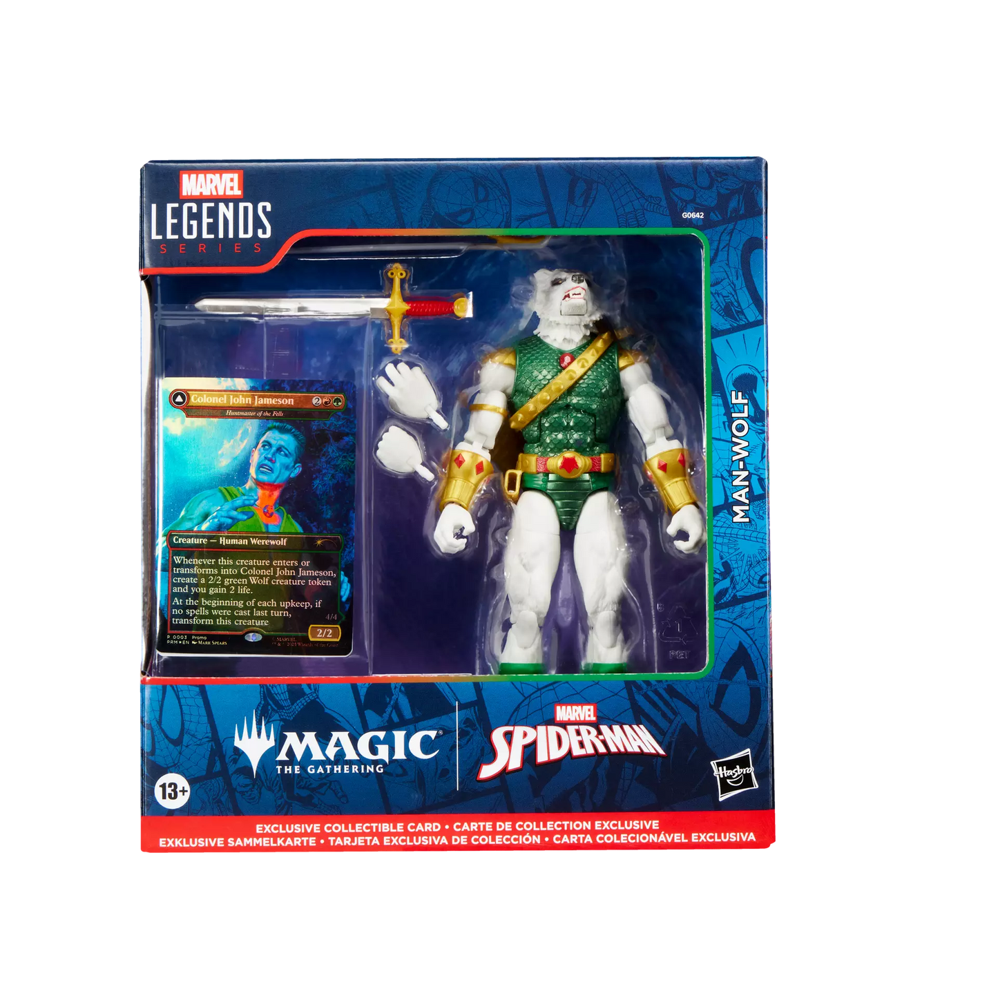 Marvel Legends Series Magic: The Gathering Man-Wolf