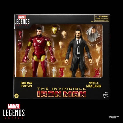 Marvel Legends 6" Figures - Avengers Comics - Iron Man (Extremis) And Marvel’s Mandarin