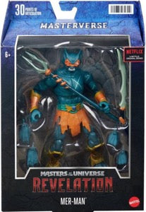 Masters of the Universe Masterverse Mer-Man **Damaged Box**