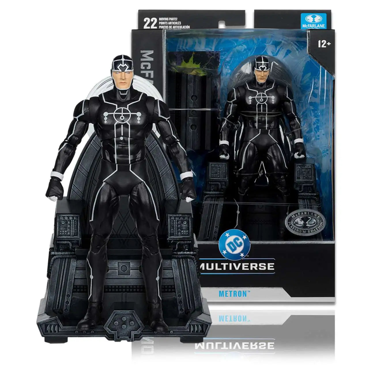 DC MCFARLANE COLLECTOR EDITION 7" WV12 - #45 METRON **Chase Variant**