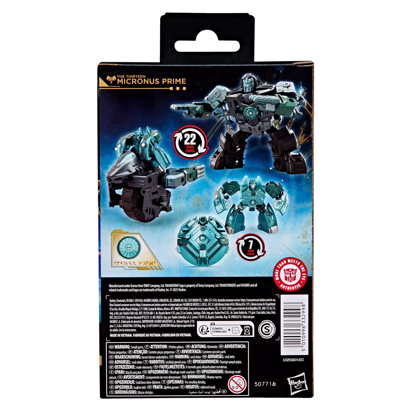 Transformers Age of the Primes The Thirteen Micronus Prime