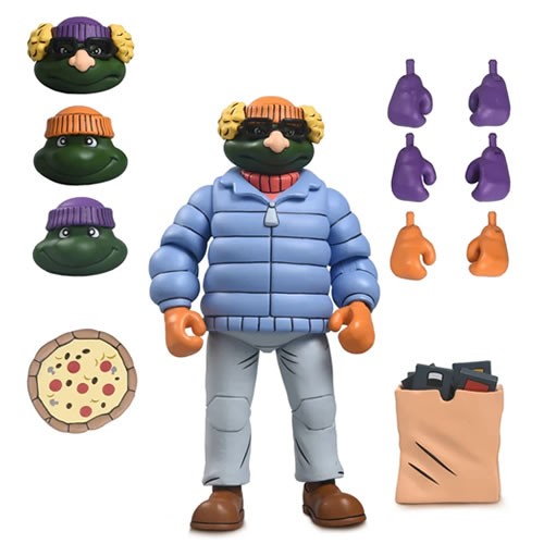 TMNT 7" Scale Figures - 1987 Cartoon - Incognito Michelangelo