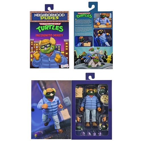 TMNT 7" Scale Figures - 1987 Cartoon - Incognito Michelangelo