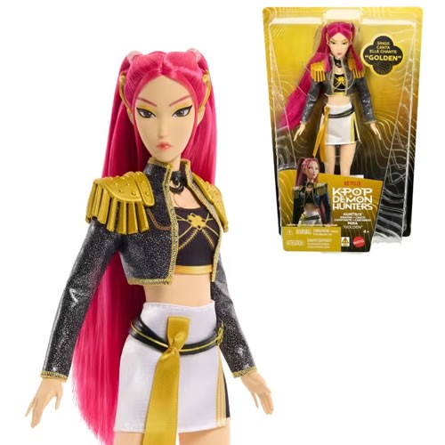 KPop Demon Hunters Dolls - Huntr/X Mira (Golden) Singing Doll