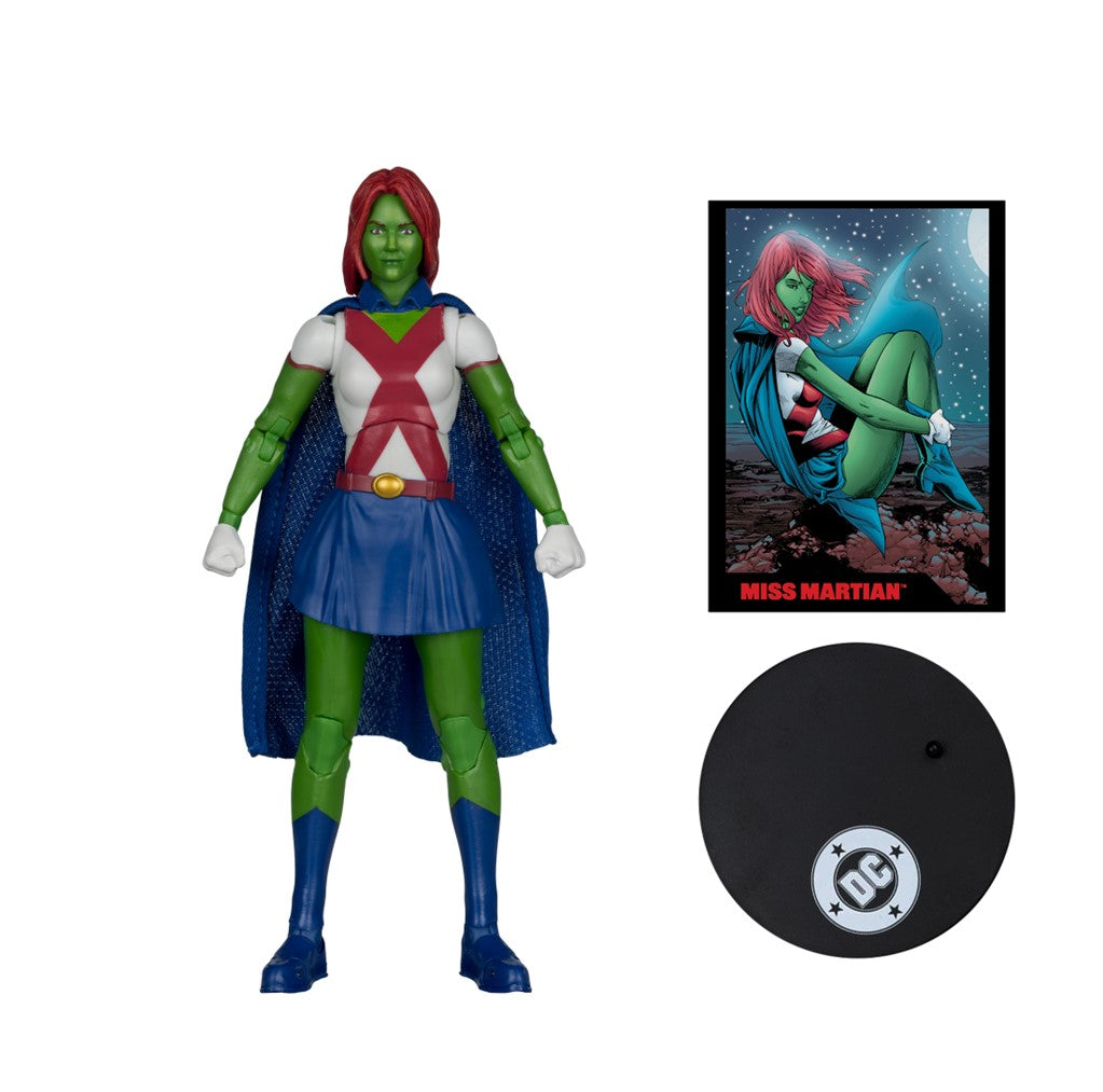 DC McFarlane DC Page Punchers Miss Martian (Red Platinum - Teen Titans Issue #41) **GameStop Exclusive **