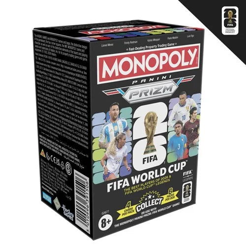 2026 Panini Prizm Monopoly FIFA World Cup 2026™ Trading Card Box (Blaster)