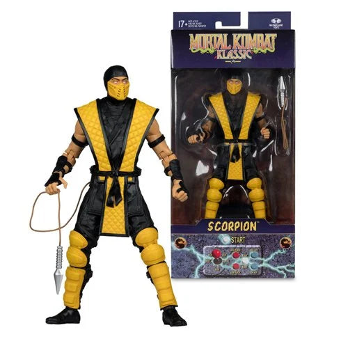 Mortal Kombat Classics Wave 1 7-Inch Scale Action Figures Set of 3