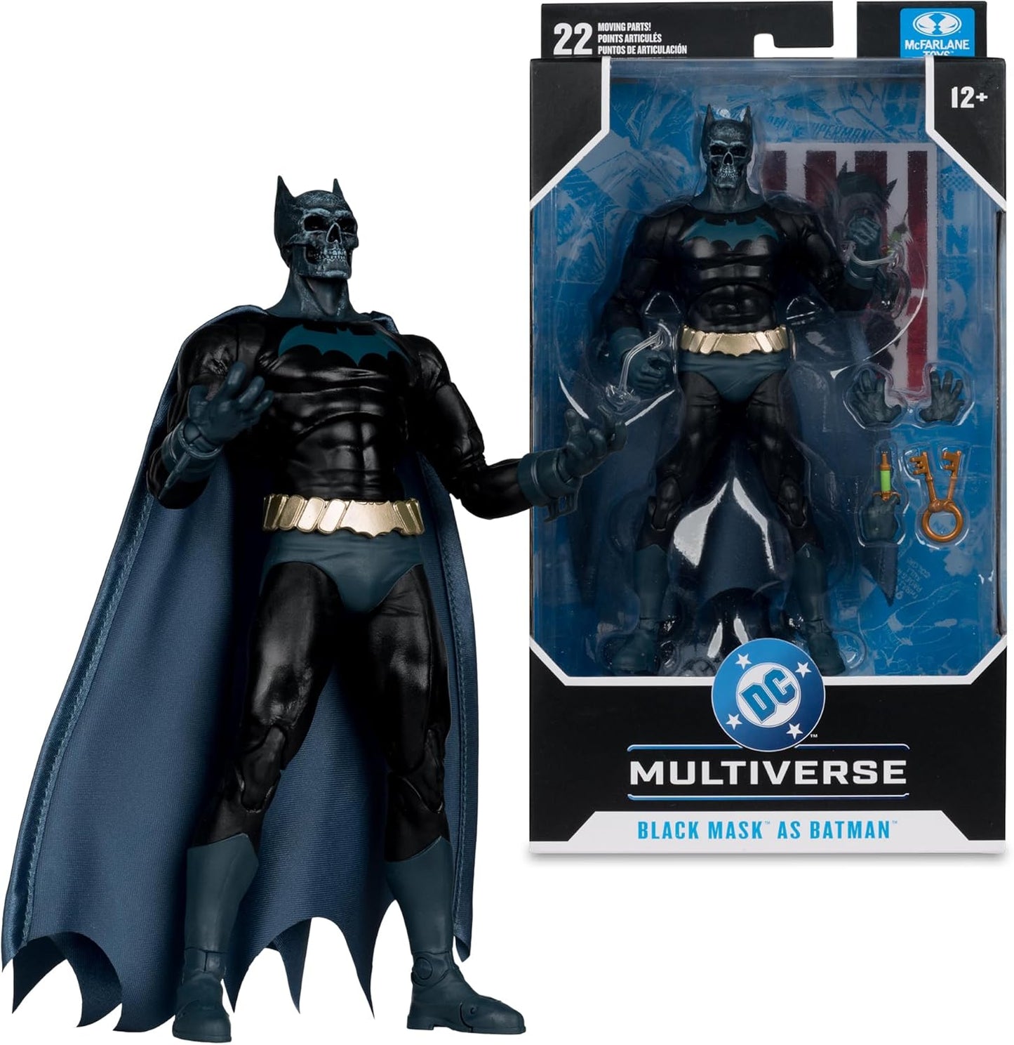 DC Multiverse - 7in Black Mask As Batman (Batman Madhouse)