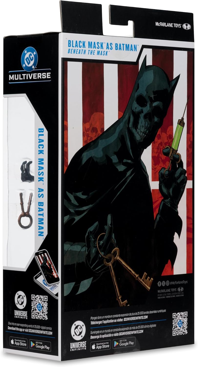 DC Multiverse - 7in Black Mask As Batman (Batman Madhouse)