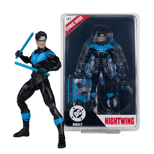 Page Punchers 7" Scale Figure w/ Comic - DC - W14 - Nightwing (Nightwing #81)