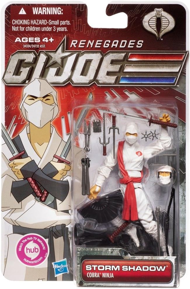 G.I. Joe 30th Anniversary 3 3/4 Inch Renegades Action Figure Storm Shadow Cobra Ninja 2011 **Factory sealed** (Copy)