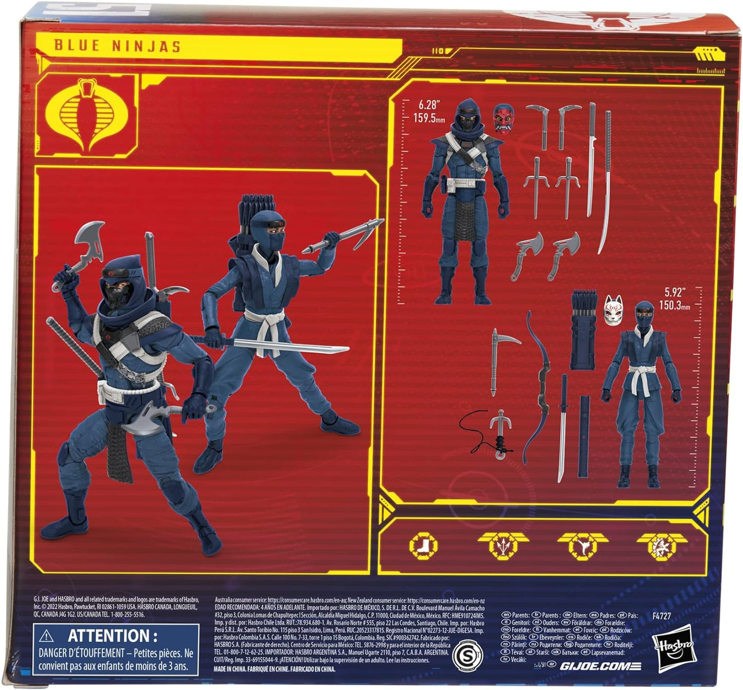 G.I. Joe Classified Series Blue Ninjas Action Figure 2 Pack #51