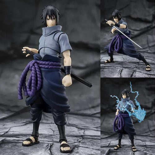 S.H.Figuarts Figures - Naruto - Sasuke Uchiha (Solitary Shinobi) *Reissue*