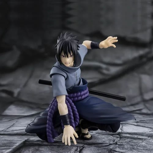 S.H.Figuarts Figures - Naruto - Sasuke Uchiha (Solitary Shinobi) *Reissue*