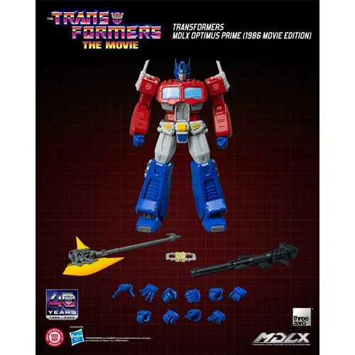 Transformers Optimus Prime 1986 Movie Edition MDLX Action Figure