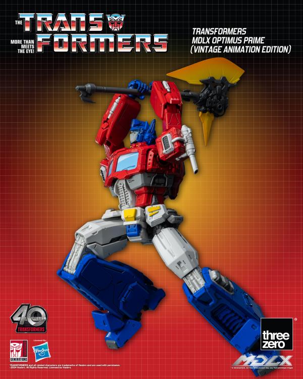 Transformers MDLX Articulated Figure Series Optimus Prime (Vintage Animation) BBTS Exclusive **OPEN BOX**