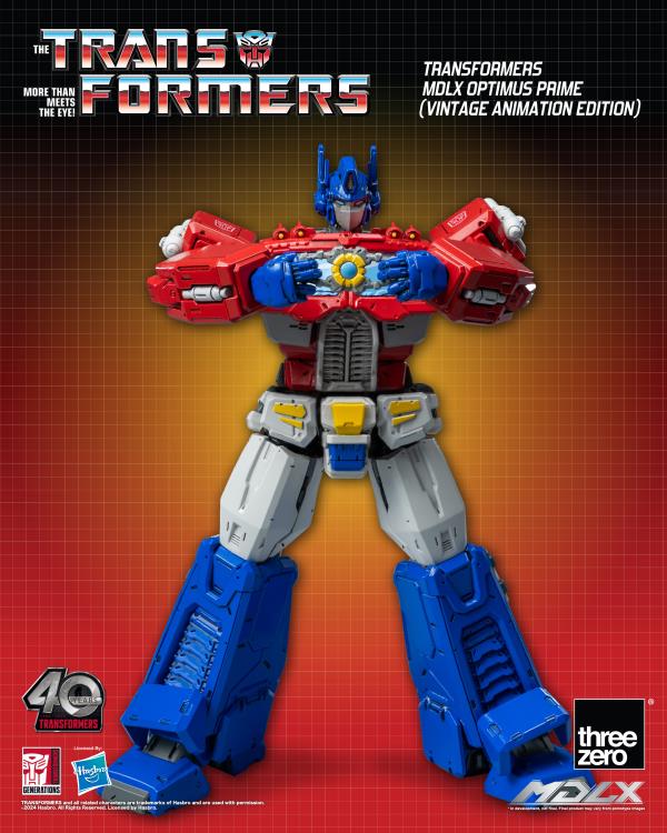 Transformers MDLX Articulated Figure Series Optimus Prime (Vintage Animation) BBTS Exclusive **OPEN BOX**