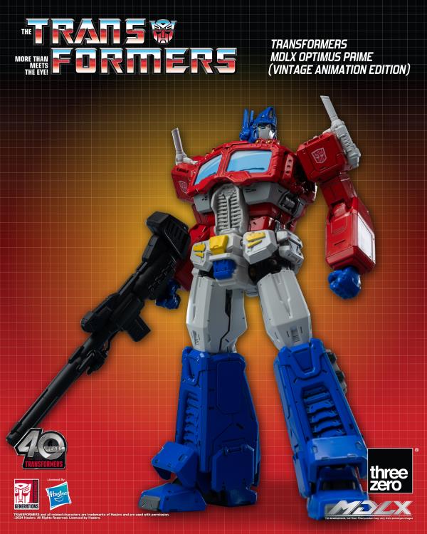 Transformers MDLX Articulated Figure Series Optimus Prime (Vintage Animation) BBTS Exclusive **OPEN BOX**
