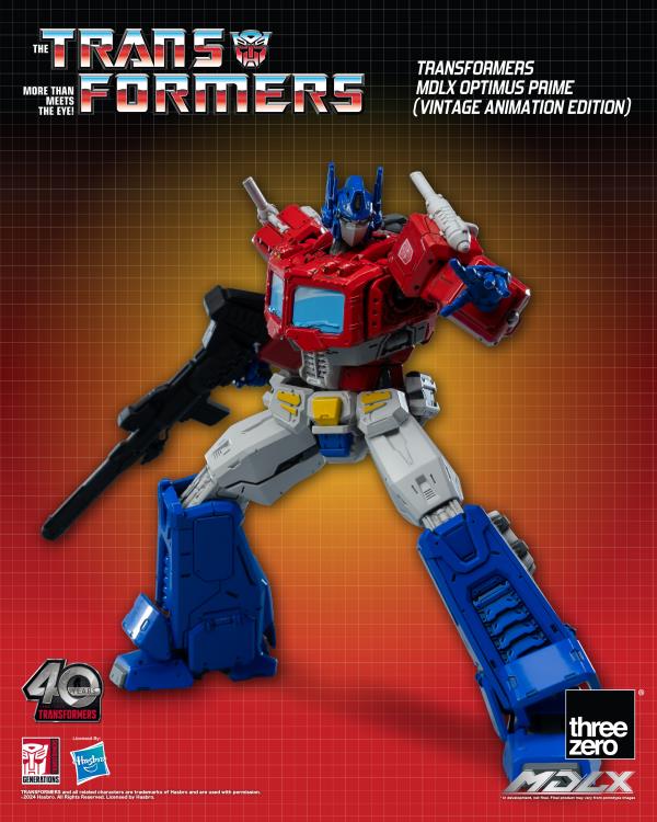 Transformers MDLX Articulated Figure Series Optimus Prime (Vintage Animation) BBTS Exclusive **OPEN BOX**