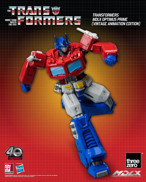 Transformers MDLX Articulated Figure Series Optimus Prime (Vintage Animation) BBTS Exclusive **OPEN BOX**