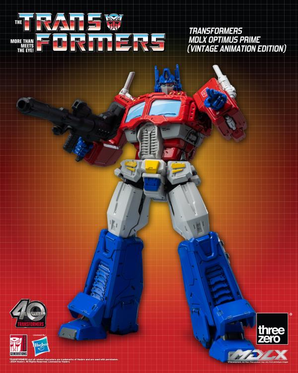 Transformers MDLX Articulated Figure Series Optimus Prime (Vintage Animation) BBTS Exclusive **OPEN BOX**