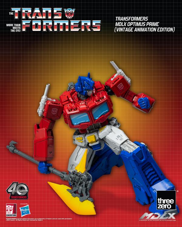 Transformers MDLX Articulated Figure Series Optimus Prime (Vintage Animation) BBTS Exclusive **OPEN BOX**