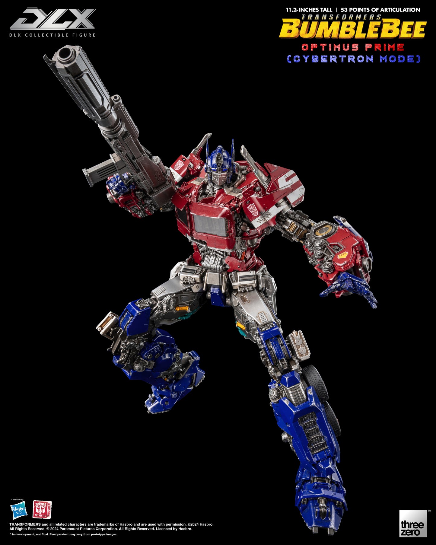 TRANSFORMERS BUMBLEBEE DLX OPTIMUS PRIME CYBERTRON MODE