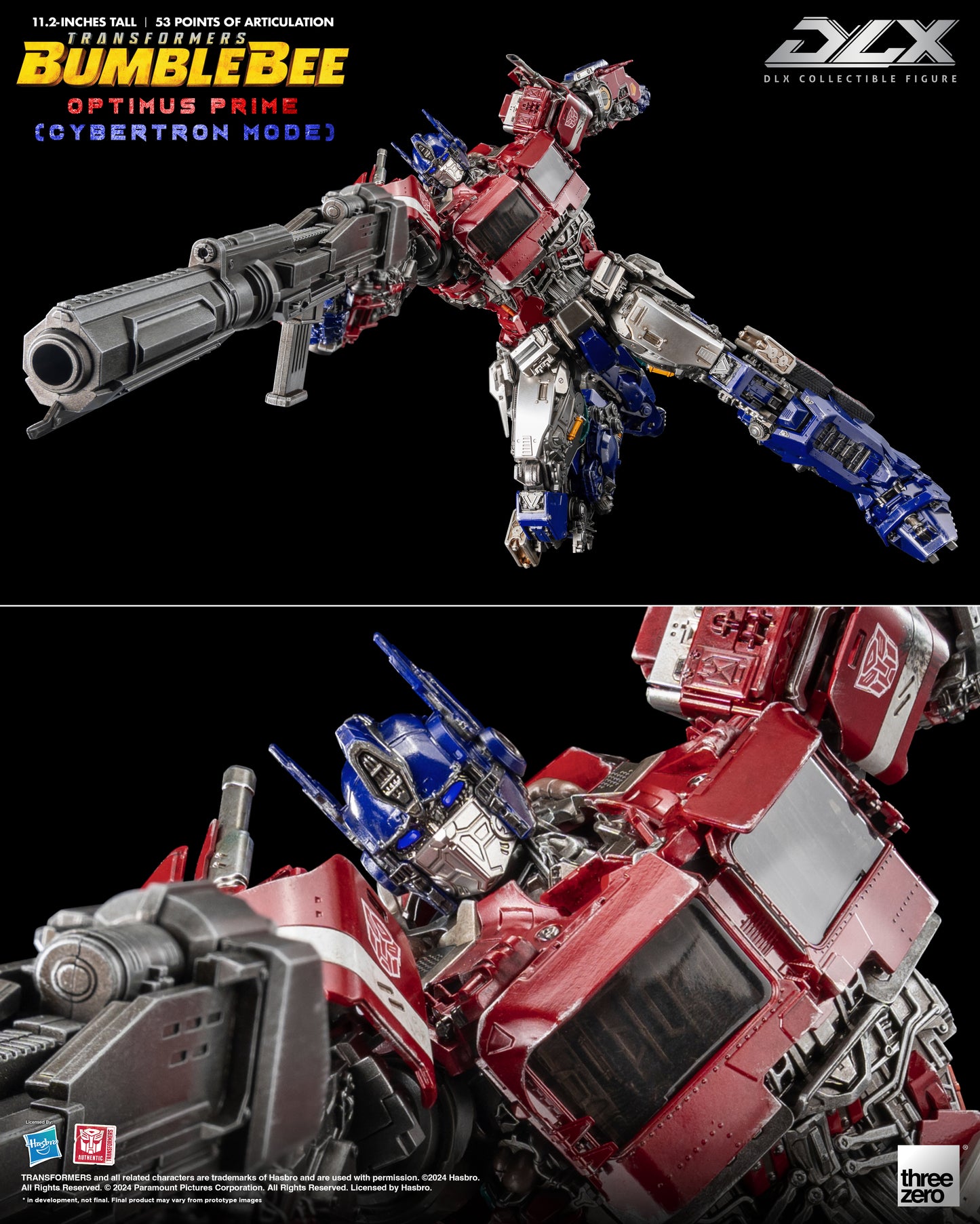 TRANSFORMERS BUMBLEBEE DLX OPTIMUS PRIME CYBERTRON MODE