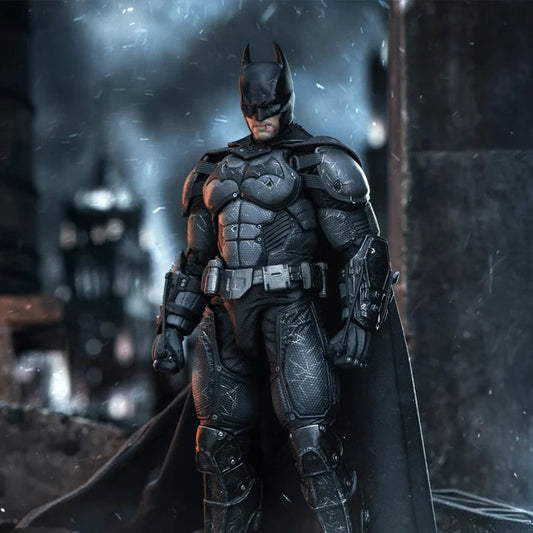 Batman: Arkham Origins InArt Batman (Battle Damaged Ver.) 1/12 Scale Action Figure