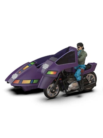 M.A.S.K. Stealth Submarine Cycle (SSC) Vehicle with Sly Rax Action Figure
