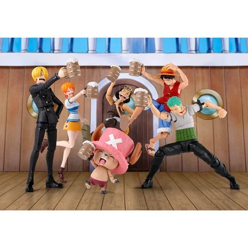 One Piece The Straw Hat Crew S.H.Figuarts Action Figure Party Set