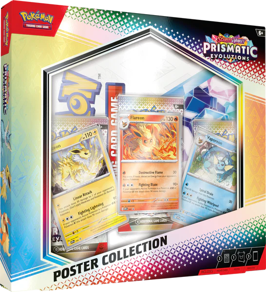 Pokemon SV8.5 Prismatic Evolutions Poster Collection