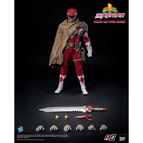 Mighty Morphin Power Rangers: The Return Red Power Ranger FigZero 1:6 Scale Action Figure