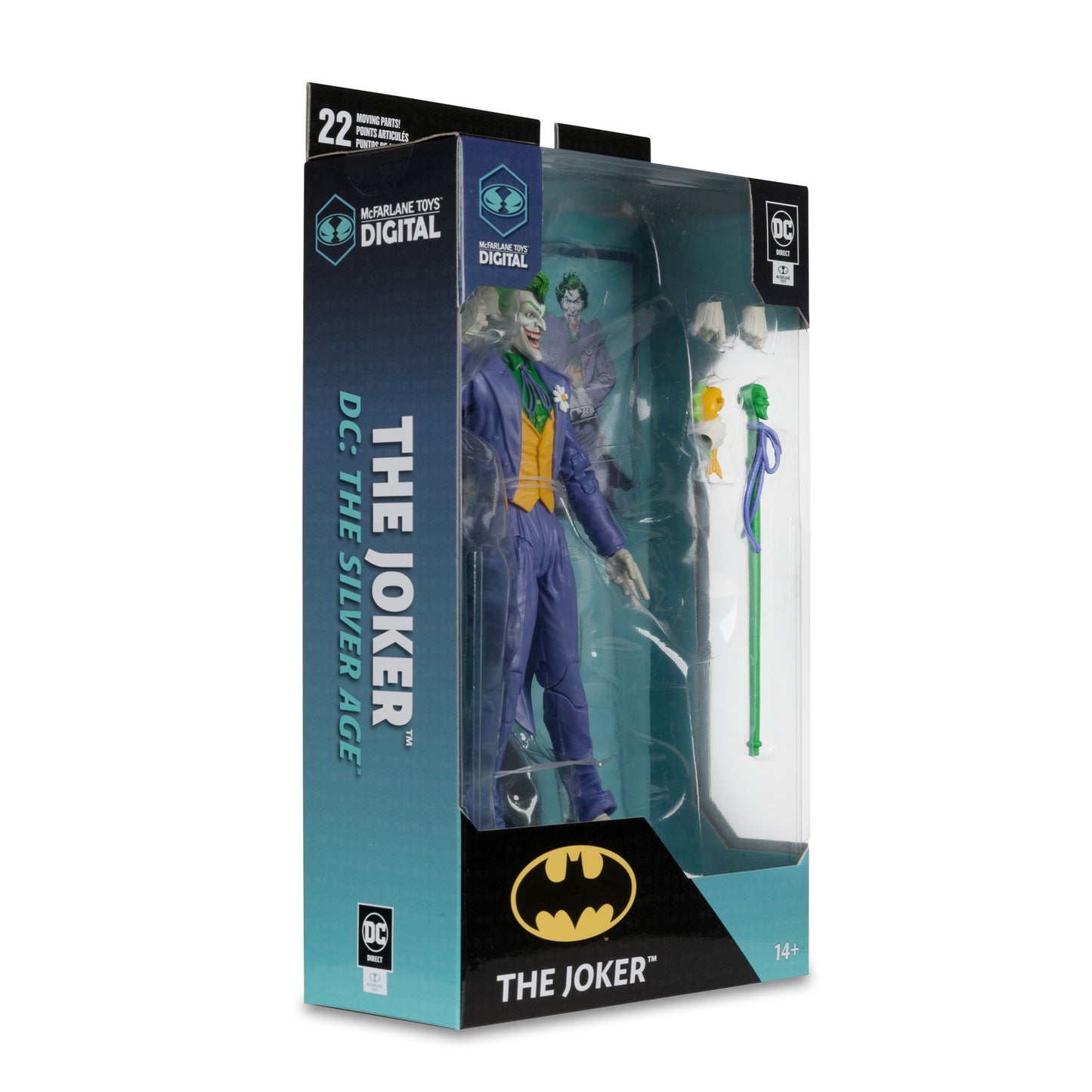 DC MCFARLANE DIGITAL 7" WV3 - THE JOKER (SILVER AGE)