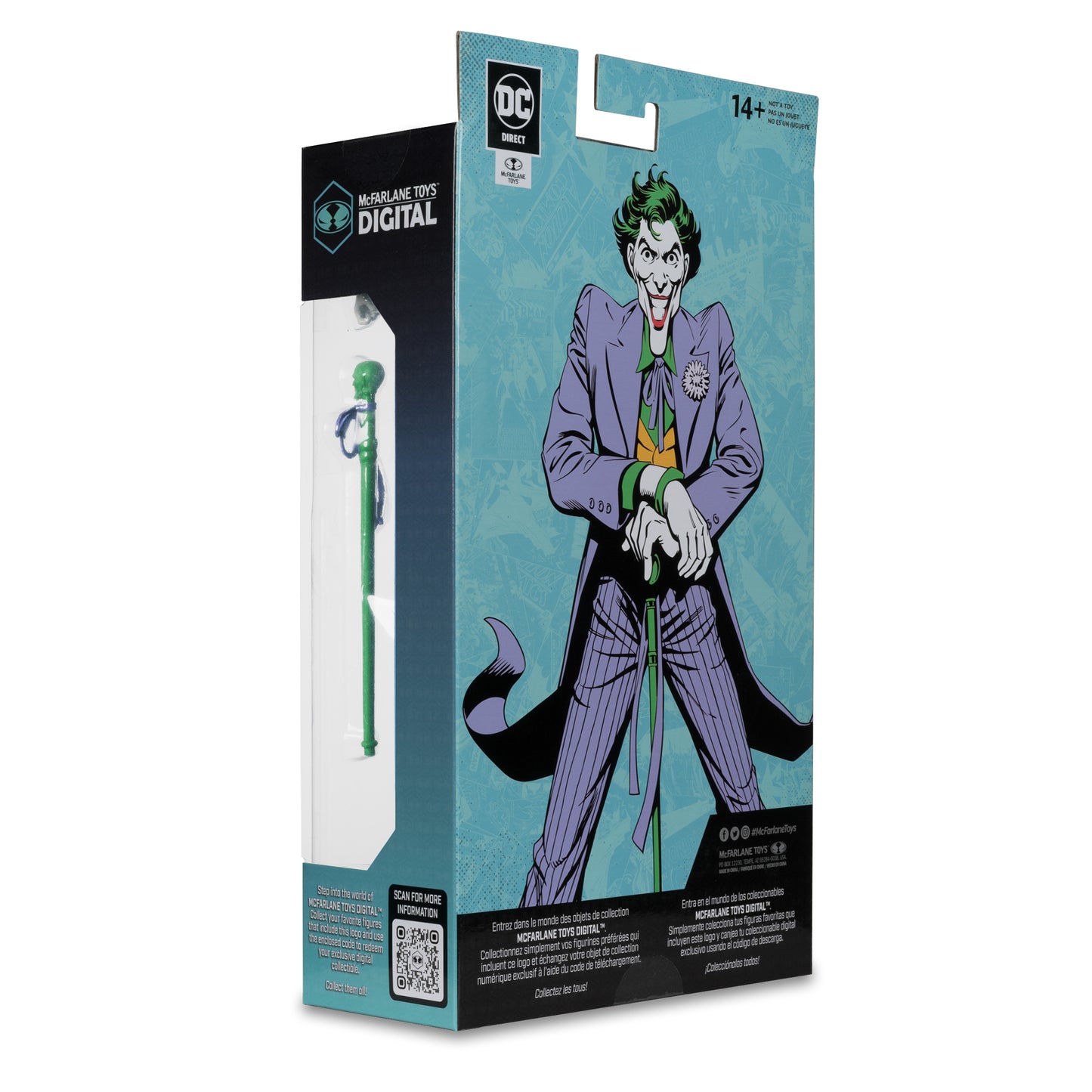 DC MCFARLANE DIGITAL 7" WV3 - THE JOKER (SILVER AGE)