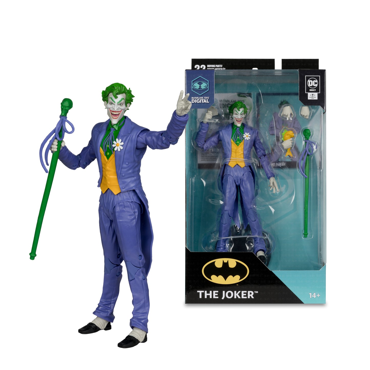 DC MCFARLANE DIGITAL 7" WV3 - THE JOKER (SILVER AGE)