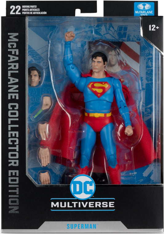 DC MCFARLANE COLLECTOR EDITION 7" - #25 SUPERMAN (SUPERMAN MOVIE 1978)