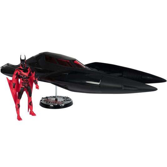 DC MULTIVERSE VEHICLES - BATMOBILE WITH BATMAN BEYOND 7" FIG (GOLD LABEL)