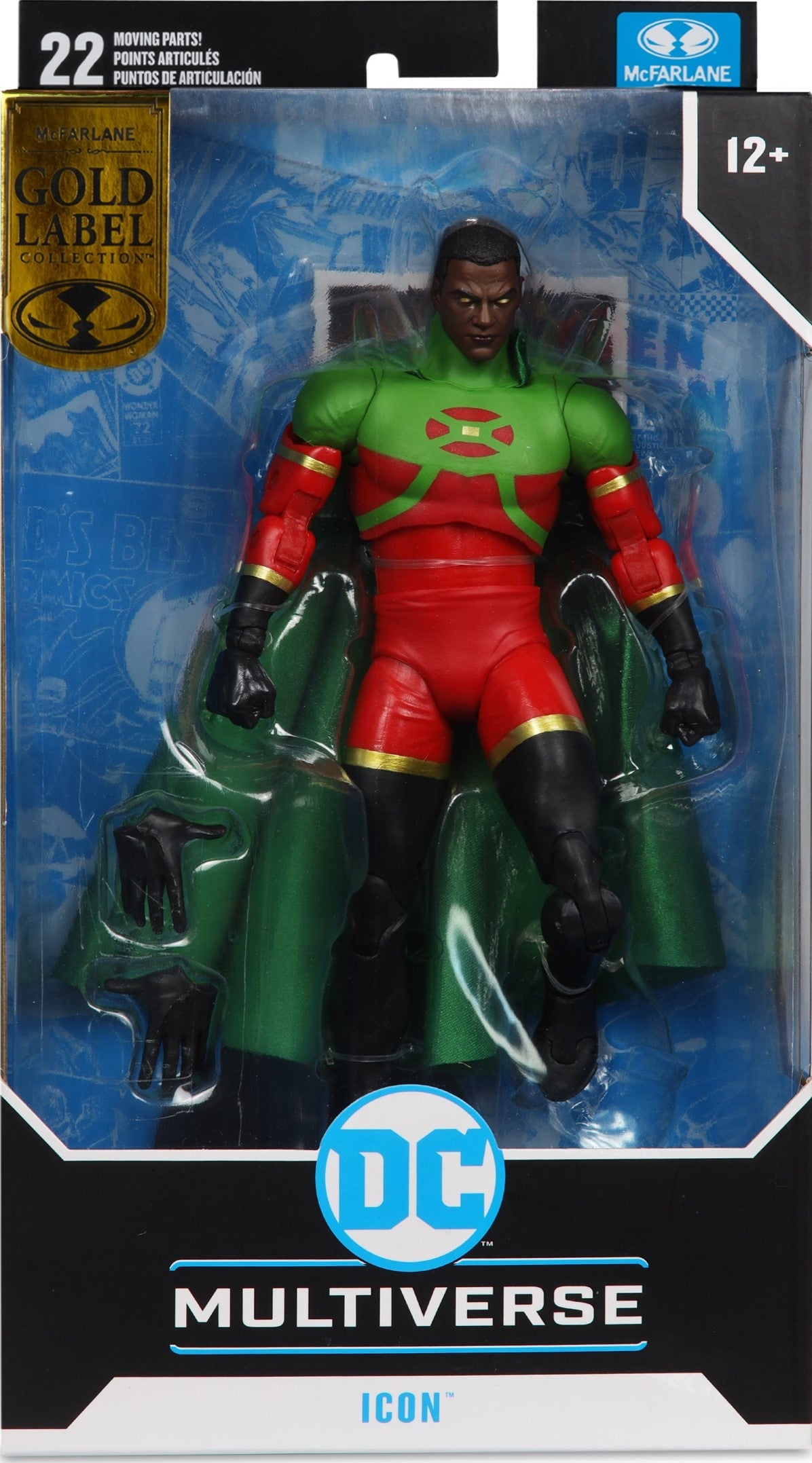 DC Multiverse – Action Figure Icona (Milestone) Gold Label 18 Cm, McFarlane Toys, Dettagliata E Articolata Con Accessori - 2