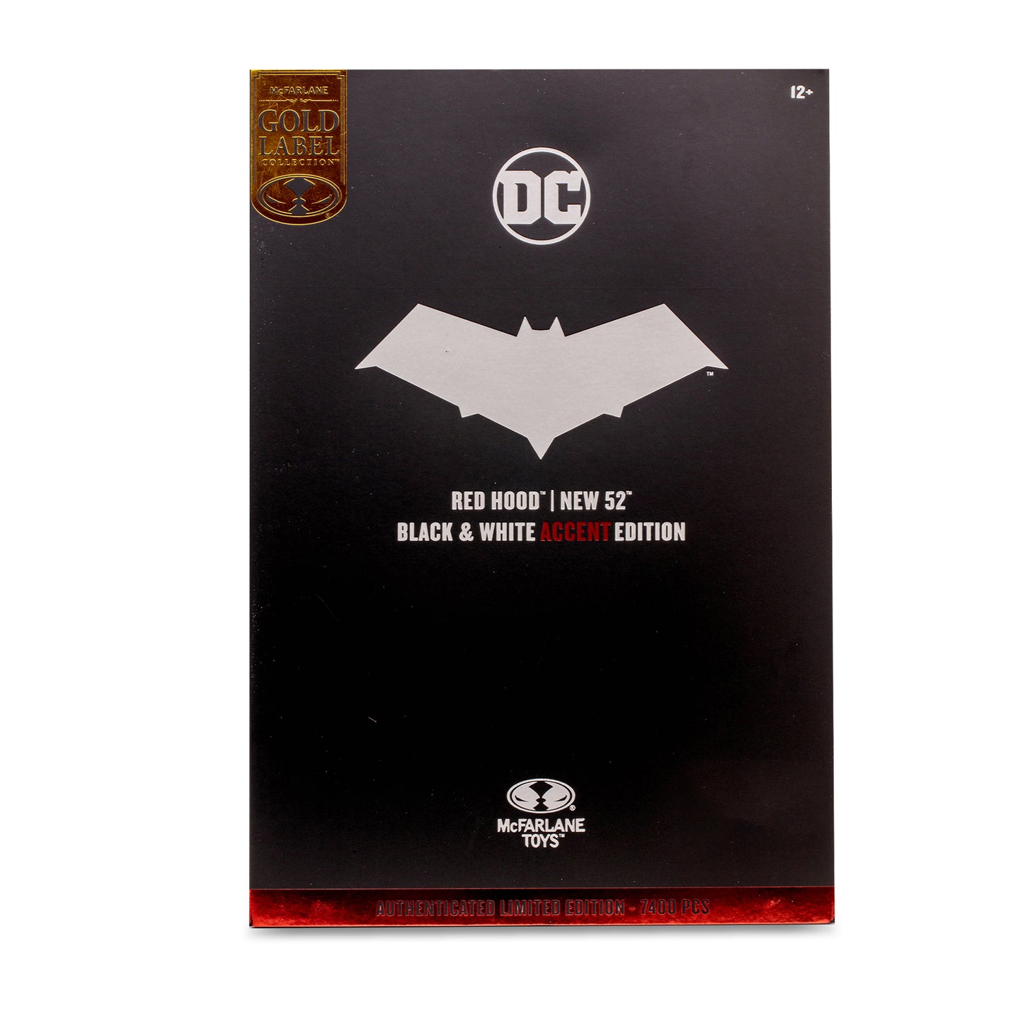 DC MULTIVERSE 7"-GOLD-RED HOOD(NEW 52)(B&W ACCENT)