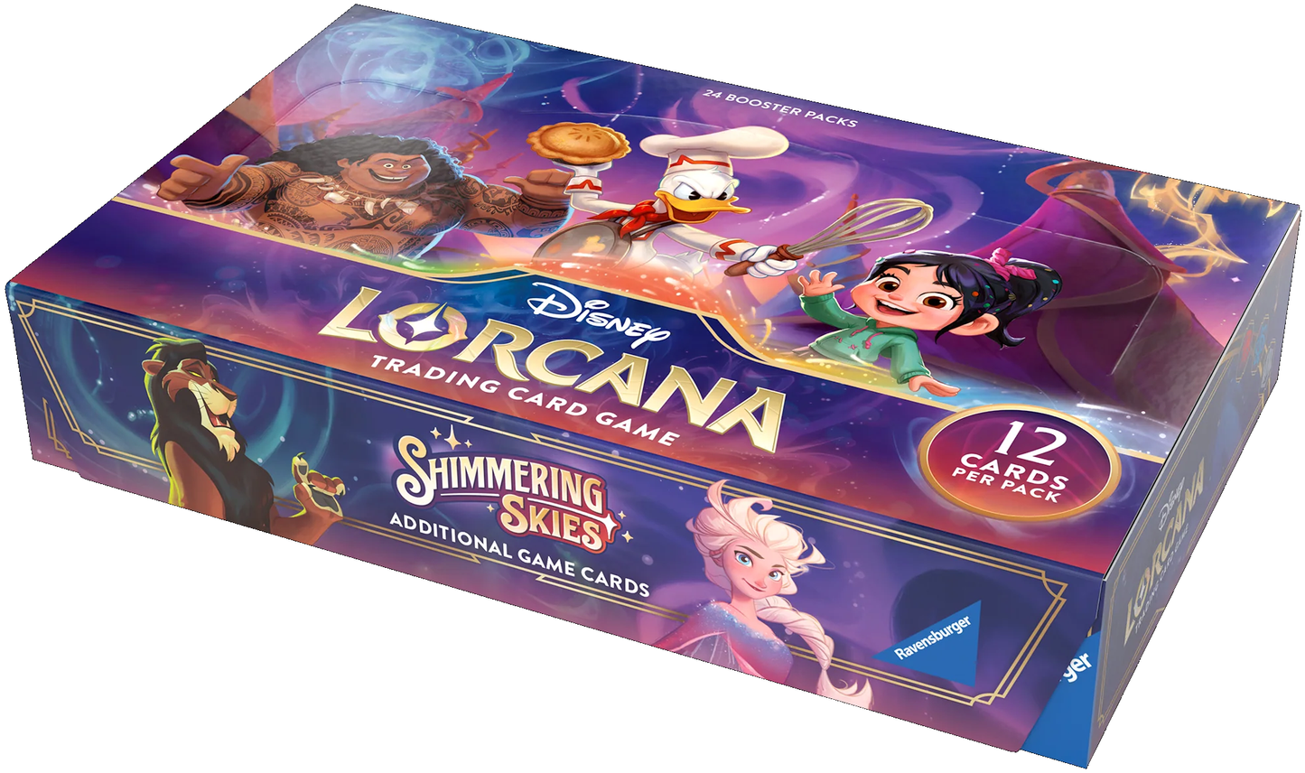 DISNEY LORCANA SHIMMERING SKIES BOOSTER